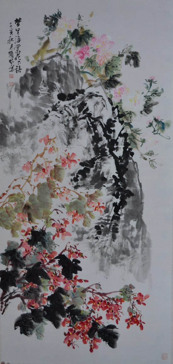 熊显林《海棠花语》