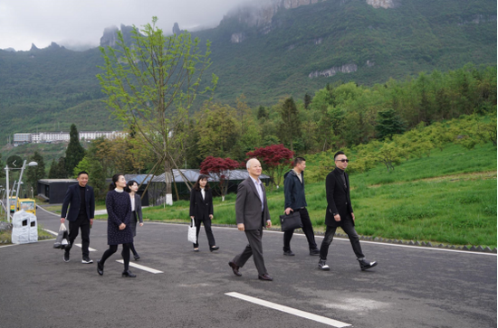 渡边总领事一行到访大地艺术花园