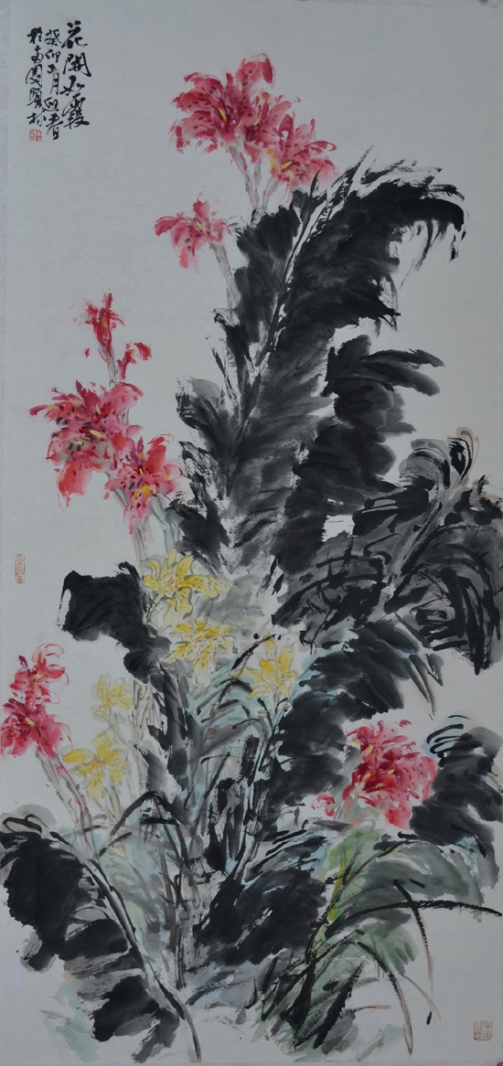 熊显林《花开如霞》