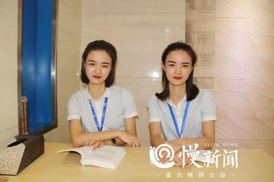 二人现在会梳不同的发型,化不同风格的妆容