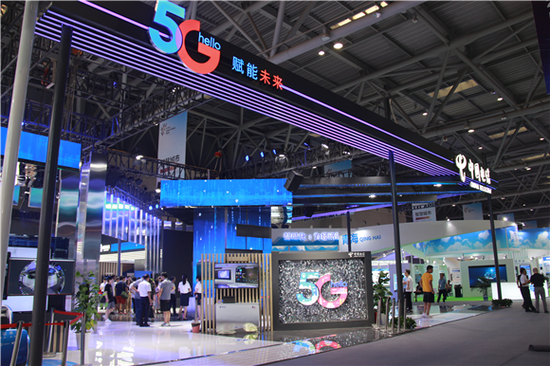 2019年智博会中国电信展台 中国电信重庆公司供图