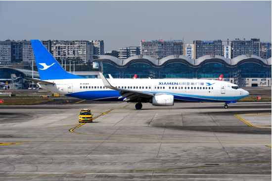 8月5日起 厦门航空开通重庆-大阪航线