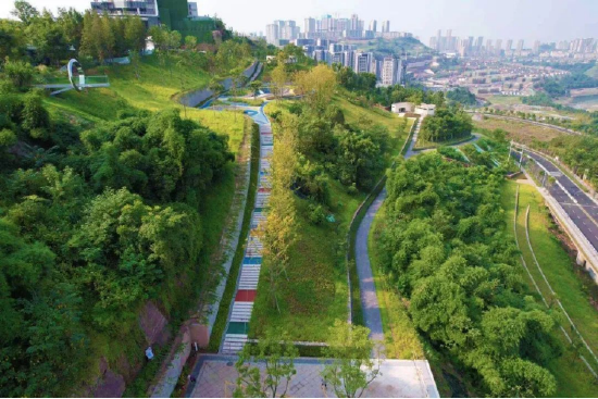 桥湾公园。(来源:悦来投资集团)