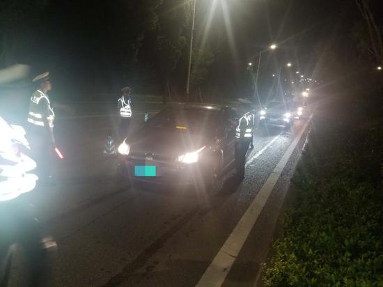 渝北区交巡警支队供图
