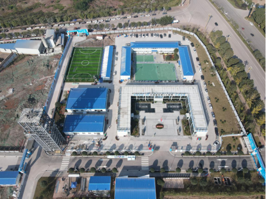 基本完成的临时建筑