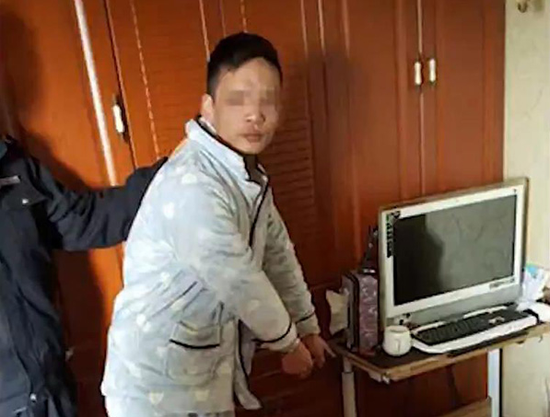 犯罪嫌疑人陈国(化名) 封面新闻 视频截图