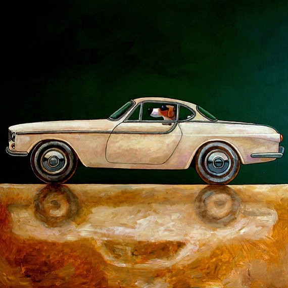 汪星人飙车小漫画 汪，上车带你兜风去！