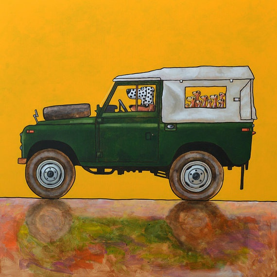 汪星人飙车小漫画 汪，上车带你兜风去！