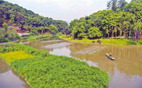 华岩湖污染综合整治工程基本完成