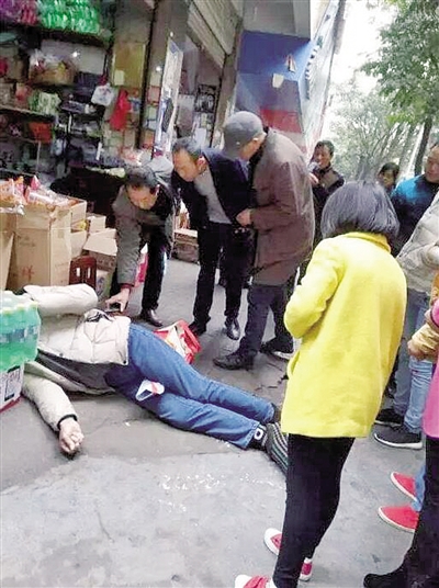 受访者提供的事发现场照片。