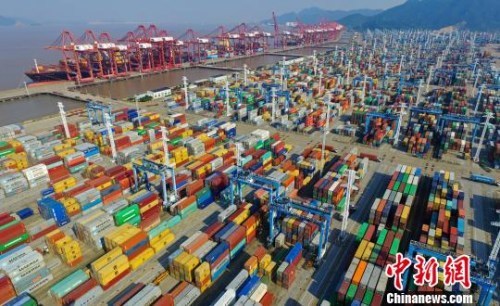 一季度进出口同比增长21.8%
