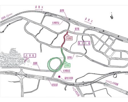 长和路示意图