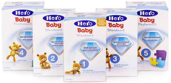▲Hero Baby荷兰版婴幼儿配方奶粉