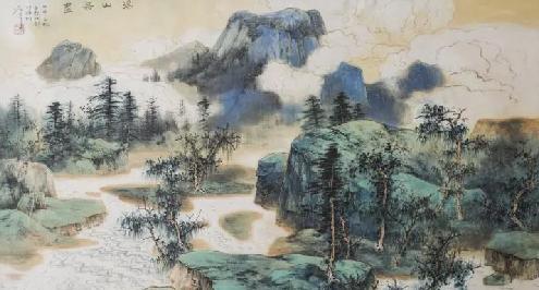 段七丁《溪山无尽》