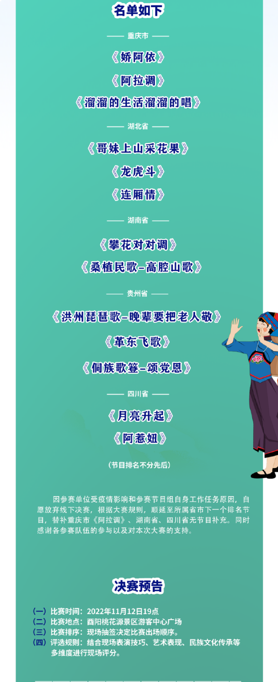 节目排名不分先后