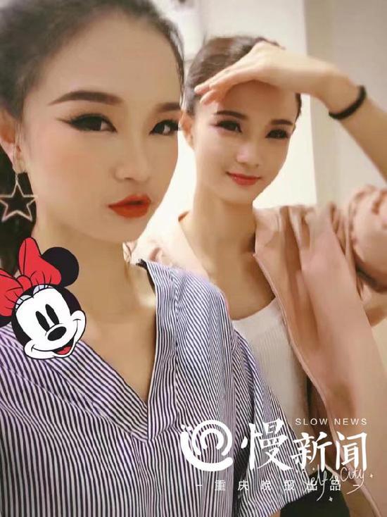 生活中的姐妹俩