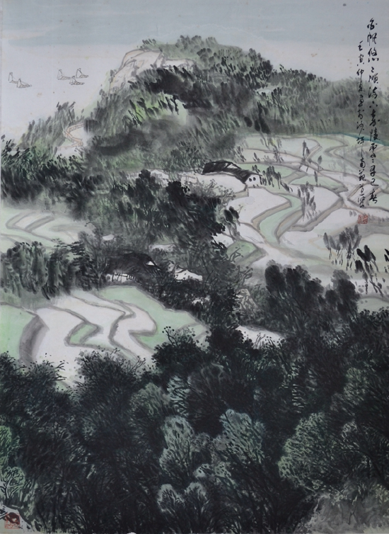 陈道学《白帆悠悠顺流下 嘉陵处处早已春》