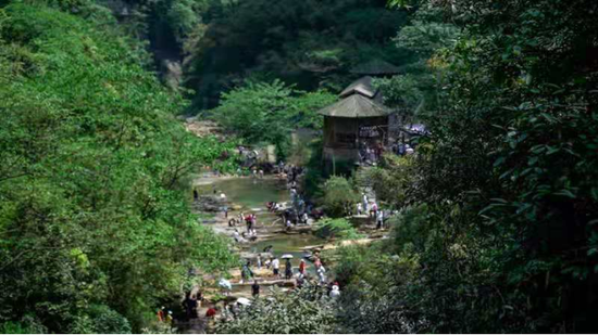 金刀峡景区现场
