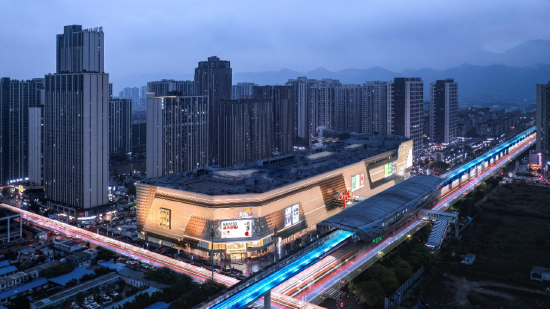 龙湖重庆高新天街外立面图