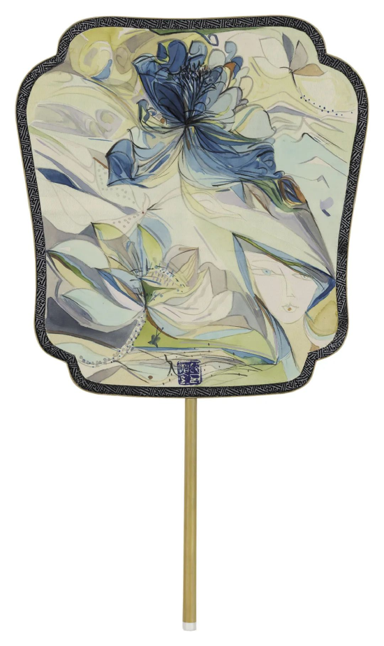 《谜花记之二》 赵怡文(南京书画院) 绢本 d=30cm