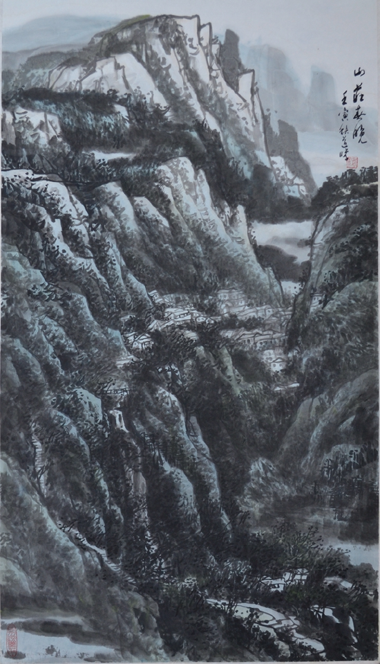 陈道学《 山庄春晓》