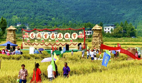 首届合川农民丰收节现场