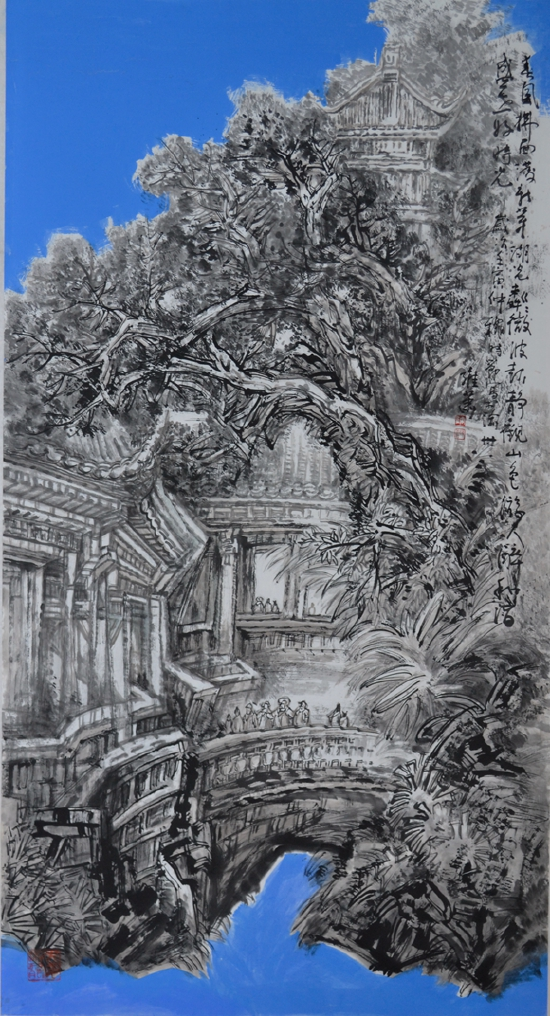 陈维萧《静园思序图》