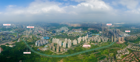 曾家岩项目整体效果图。(渝高公司供图)