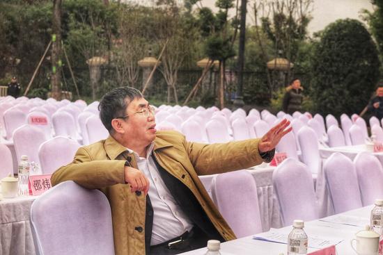 聂卫平在开幕式现场