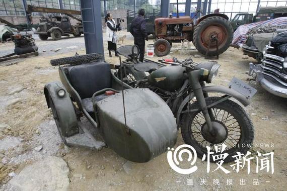上世纪后期我国生产的军用三轮摩托车