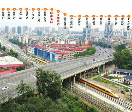成绵乐客专正式开通运营已进入倒计时