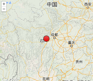 芦山发生4.1级地震
