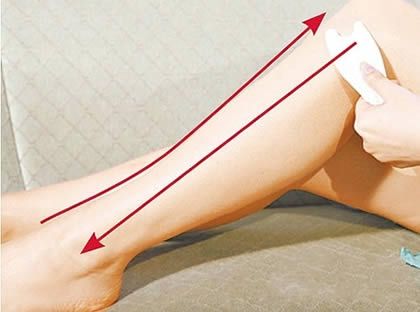 腿部刮痧Step6