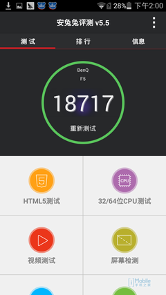 BenQ F5跑分