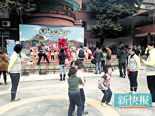 ■在位于越秀区的烟墩路幼儿园,运动场在教学楼的包围中,没有进出的独立通道。体育场地无法与教学楼隔开,是许多学校无法开放体育场地的原因。 邓毅富/摄