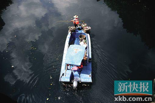 广州石井河全广东第五脏 珠江广州河段水质恶