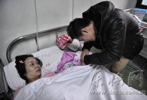 林海燕和丈夫都希望两个孩子都能健康成长