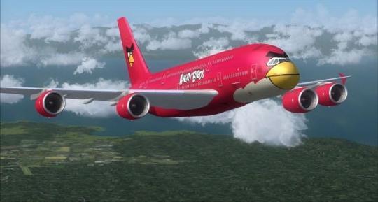 《怒鸟》开发商与航空公司合作：在飞机上玩游戏