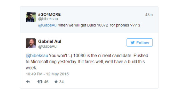 Win10手机预览版10080已在内测 或很快推送