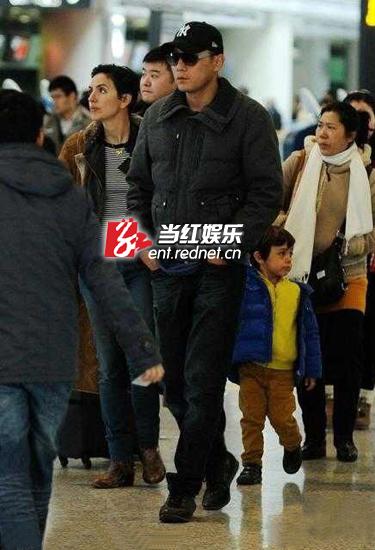 刘烨和儿子刘诺一。