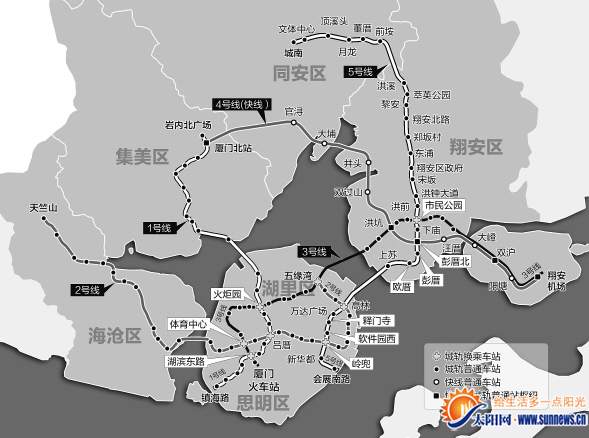 据厦门市规划委员会所供资料制图。