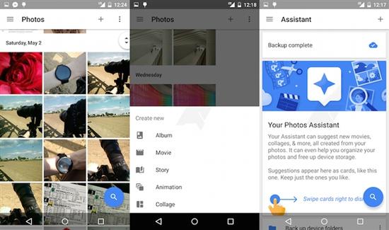 简洁的UI设计 Android M照片应用多截图 