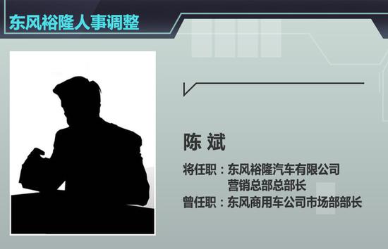 东风裕隆人事调整 陈斌升任营销总部长