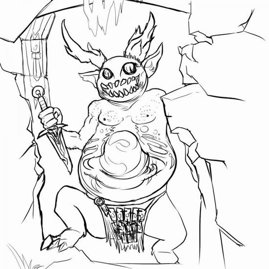 暗黑3玩家作品：萌萌的火焰自爆怪