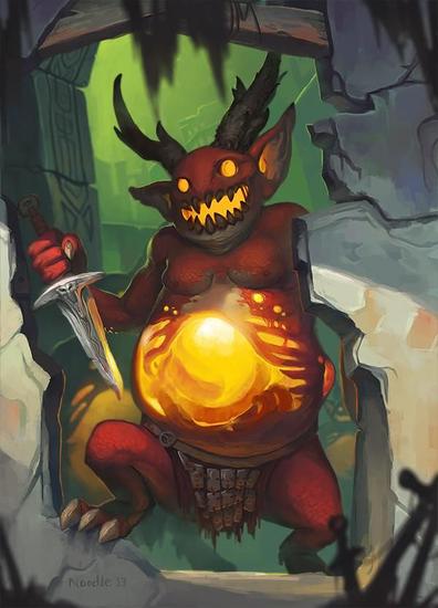 暗黑3玩家作品：萌萌的火焰自爆怪