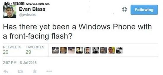 配備前置閃光燈 Win 10旗艦再曝新技能