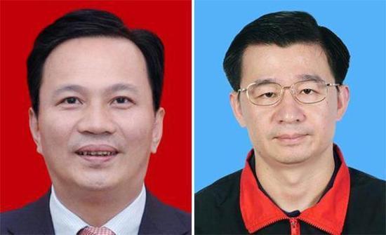 左图为黄河鸿,右图为庄悦群