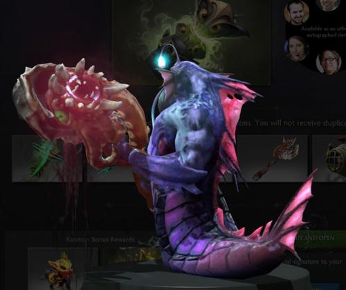 8月1日DOTA2更新：TI5解说签名不朽箱子