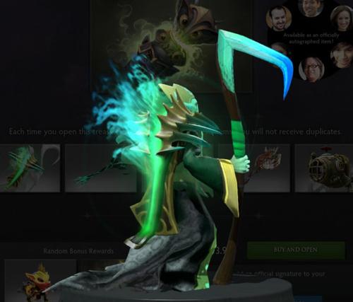 8月1日DOTA2更新：TI5解说签名不朽箱子