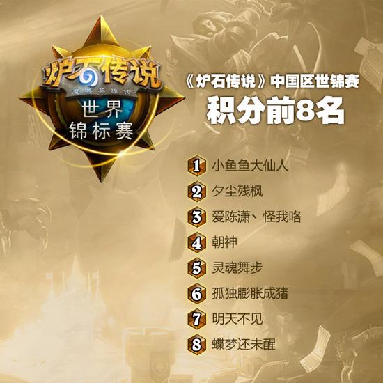 炉石世界锦标赛中国区预选赛8月15日10时开启